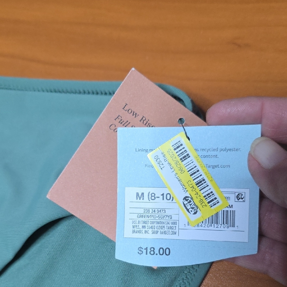 Shade & Shore Women's Teal Bikini Bottom - Picture 3 of 6
